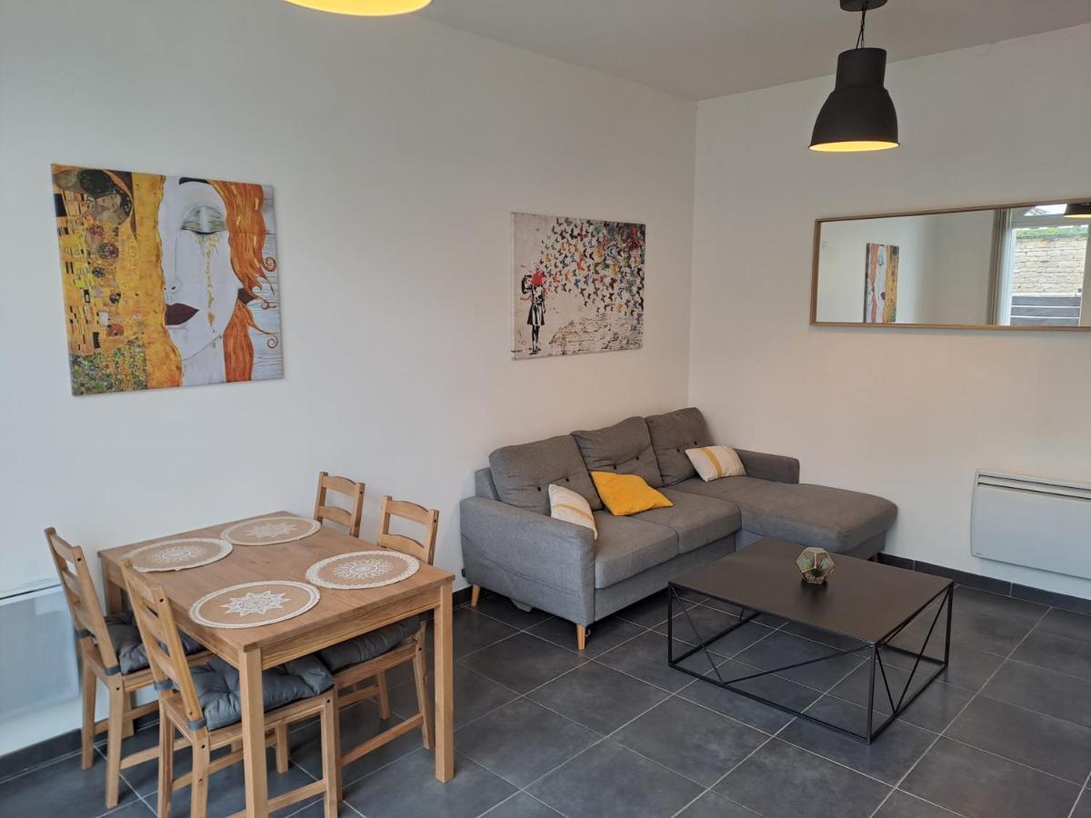 Bel Appartement Grande Terrasse Avec Parking A Dijon Luaran gambar